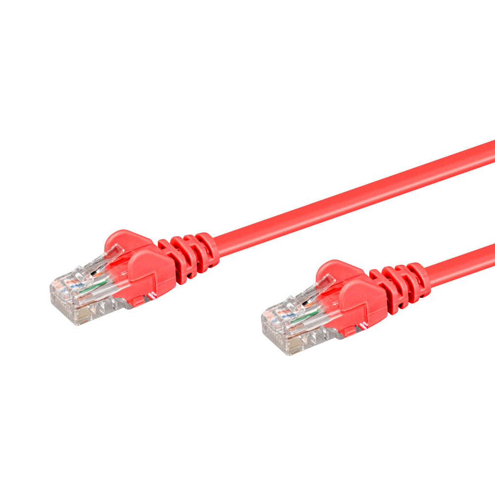 30M CAT5E MOULDED FLYLEAD - RED
