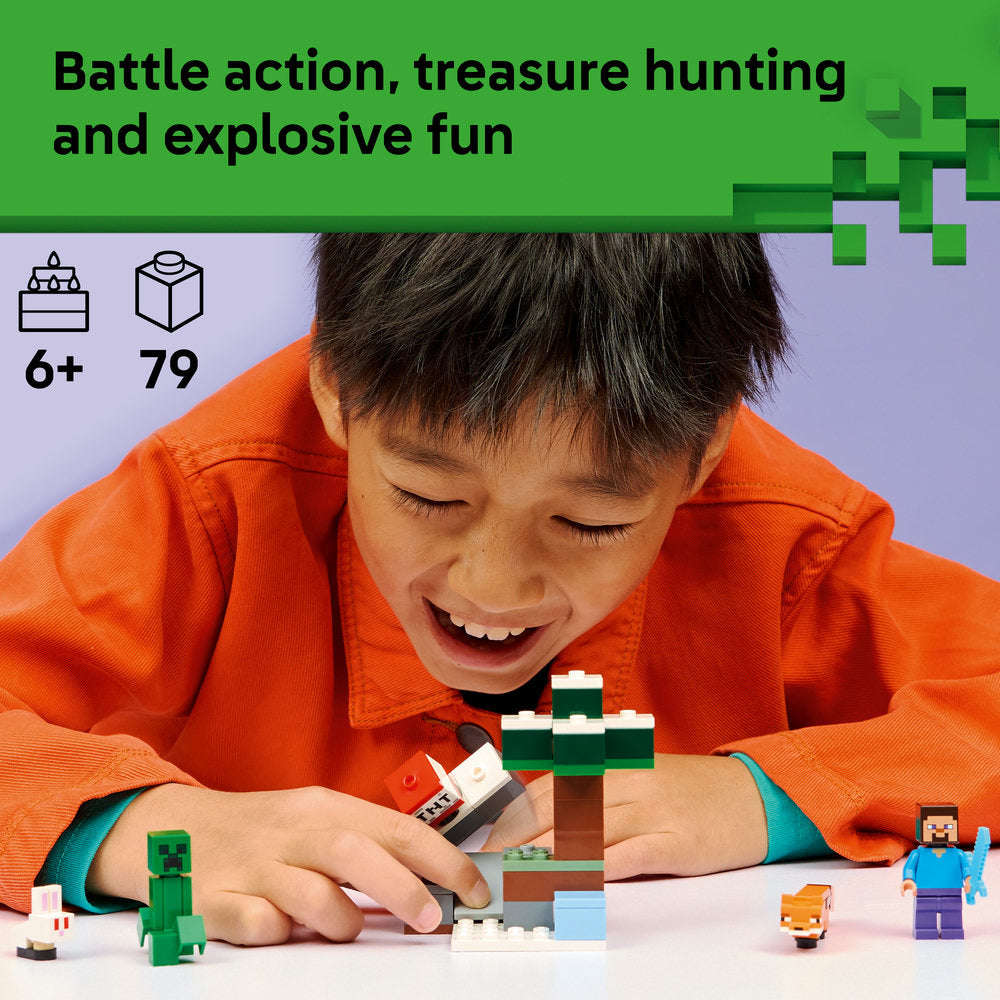 LEGO® Minecraft® Steves Taiga Adventure Gamer Gift 21583