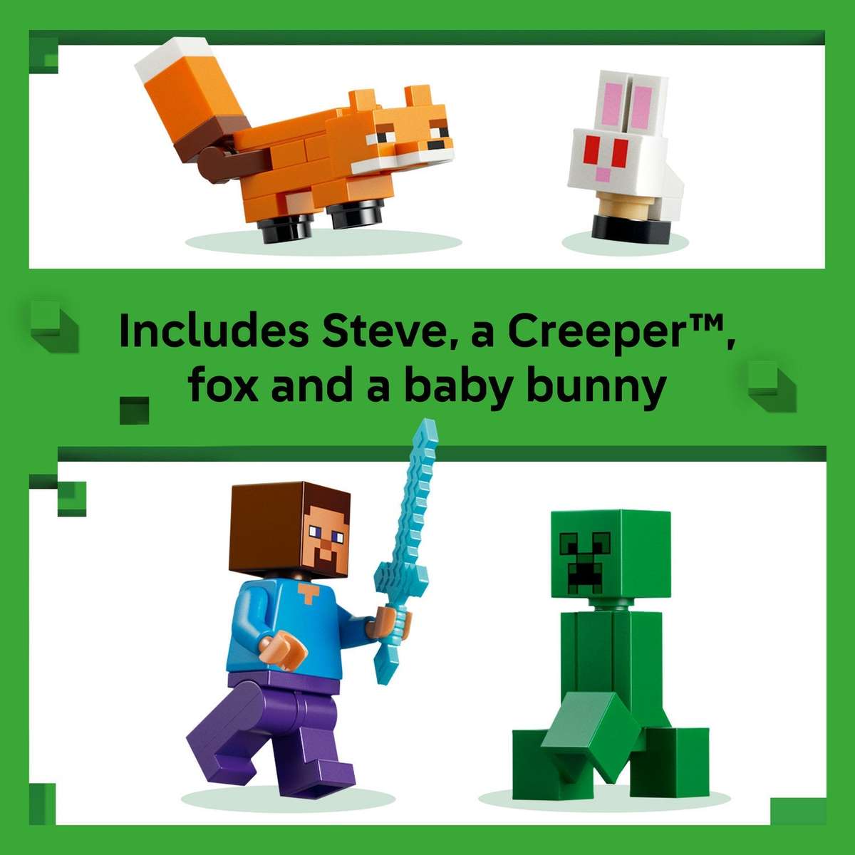 LEGO® Minecraft® Steves Taiga Adventure Gamer Gift 21583