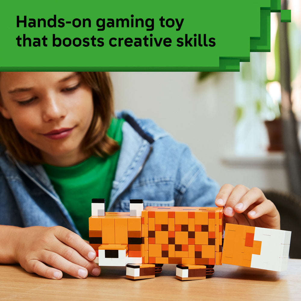 LEGO® Minecraft® The Fox Gaming Decoration Toy Gift 21588