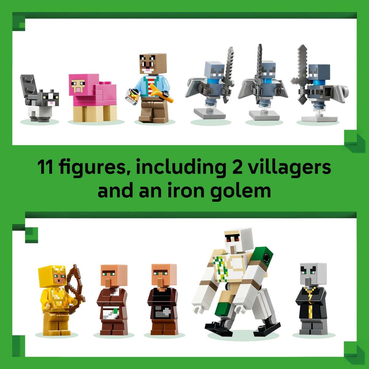 LEGO® Minecraft® Evoker Village Attack Toy Playset 21596