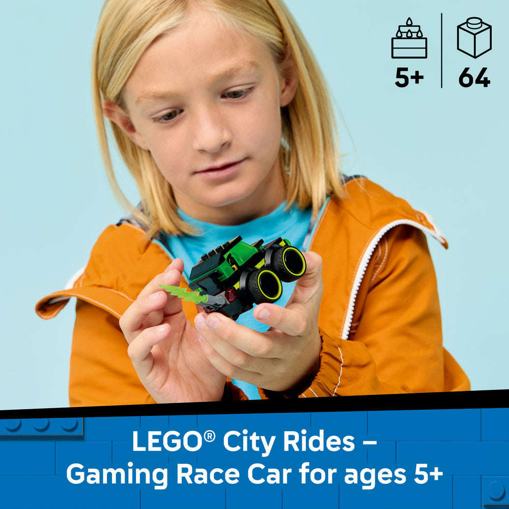 LEGO® City Rides  Gaming Race Car - Model Car Kit 60484