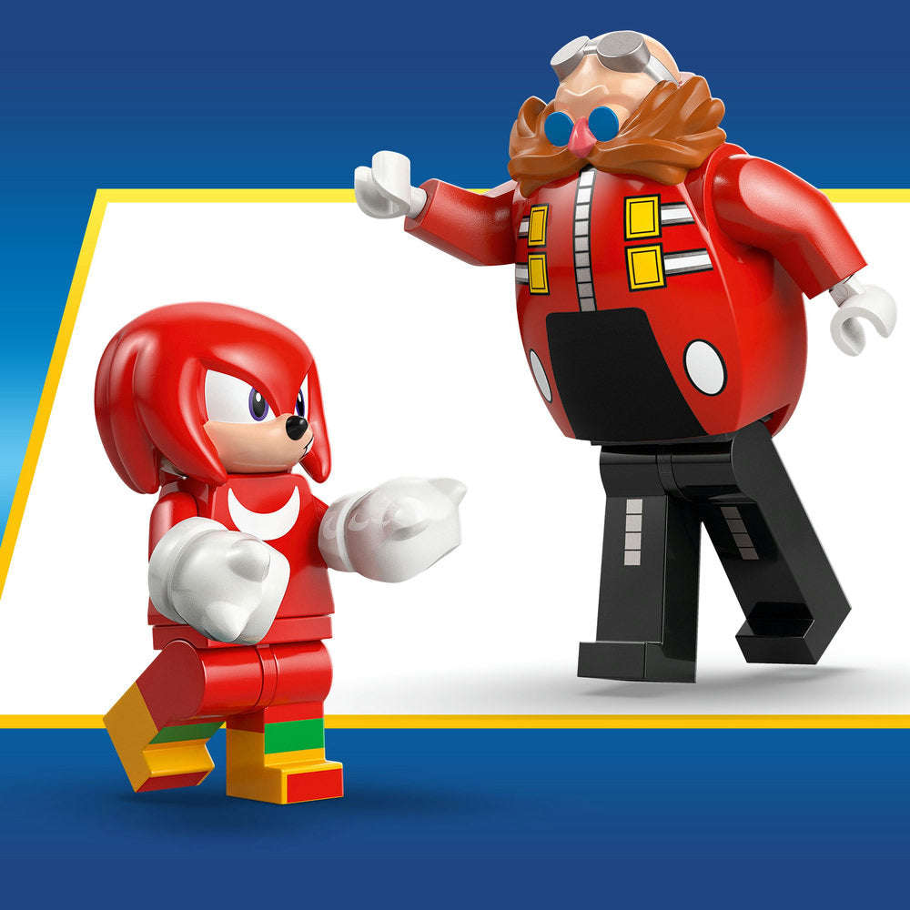 LEGO® Sonic the Hedgehog Knuckles vs. Dr. Eggman Egg Crusher Mech Toy Set 77005