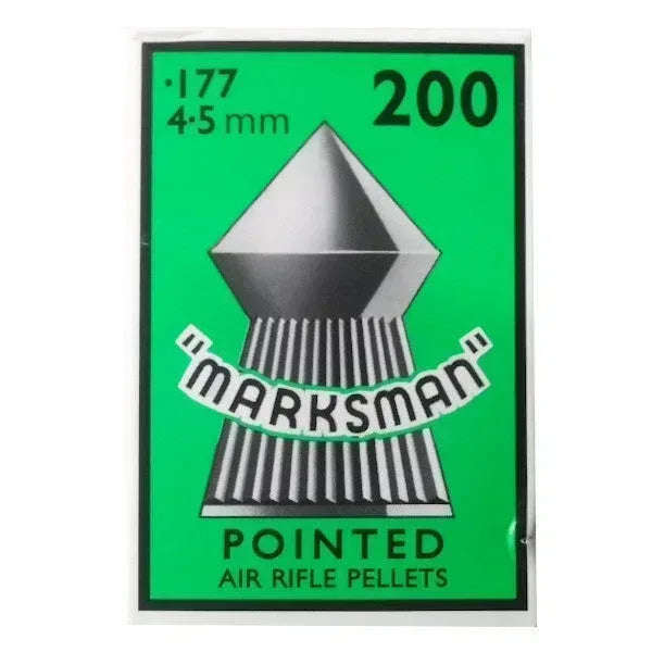 10 X Marksman .177 Cal Pointed Pellets 200's (Bulk 10 Box Buy)