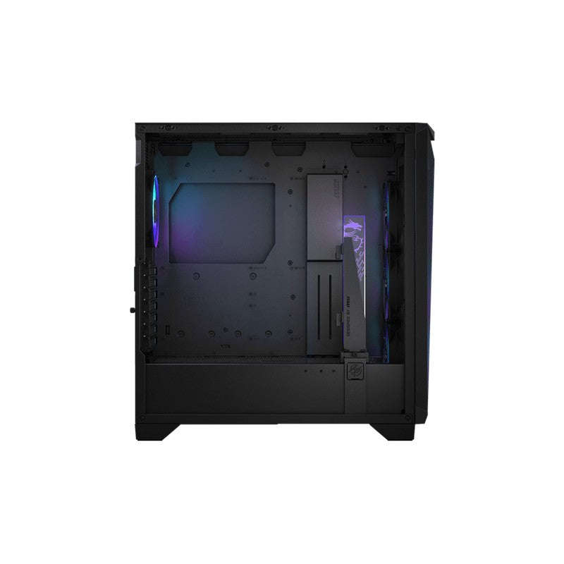 MSI Premium Mid-Tower PC Gaming Case  Tempered Glass Side Panel  4X ARGB 120mm Fan  Liqu...