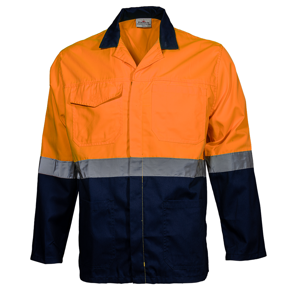 Pinnacle Navy/Orange Reflective Working Jacket (S  3XL)