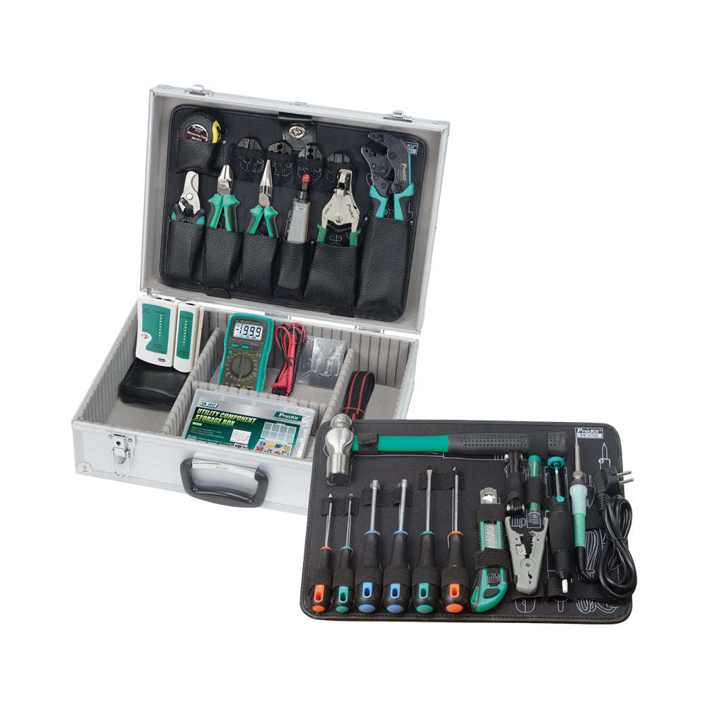 PROSKIT PC NETWORKING TOOL KIT (240VAC, METRIC)