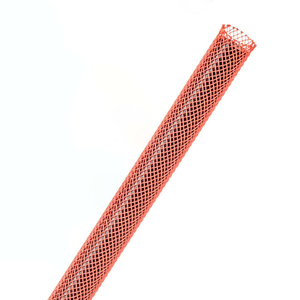 1M BUNDLE BRAID 6.4MM NEON RED (PTN0.25NR)