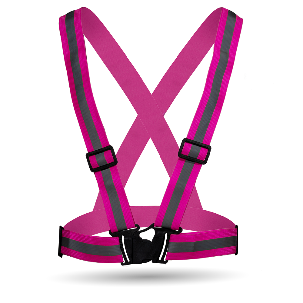 Pinnacle Reflective Harness Pink (Pack of 5)