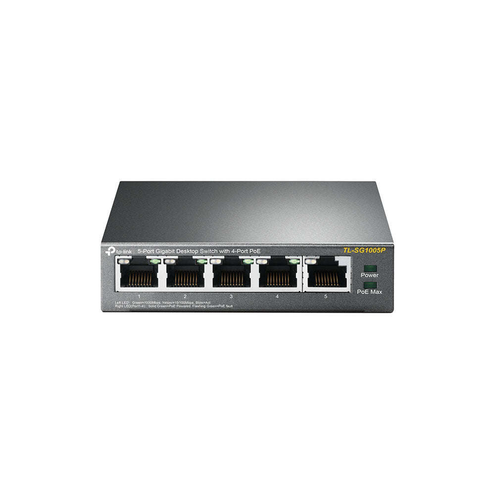 TP-LINK 5-PORT GBE 4-PORT POE DESKTOP SWITCH