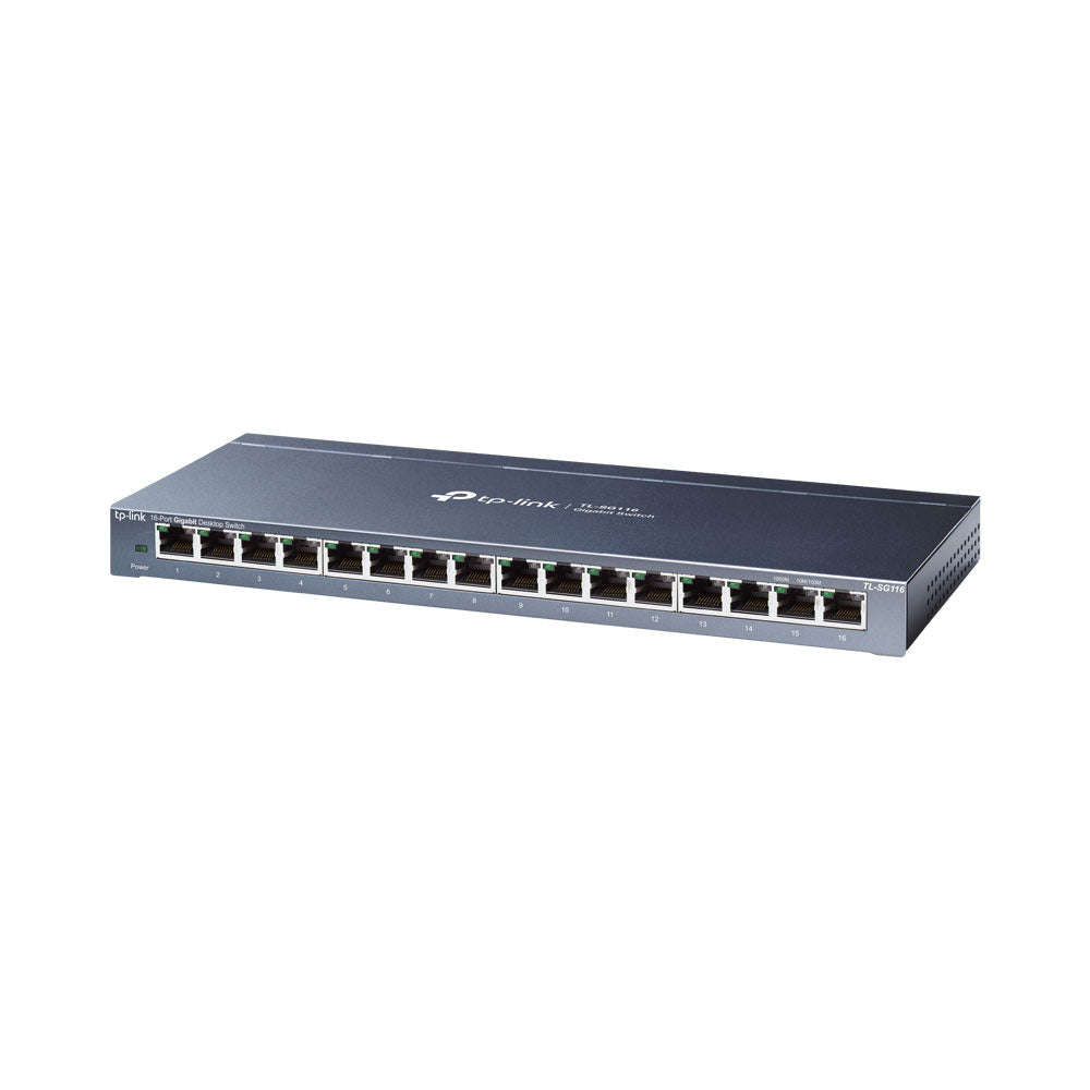 TP-LINK 16-PORT GIGABIT SLIM DESKTOP SWITCH