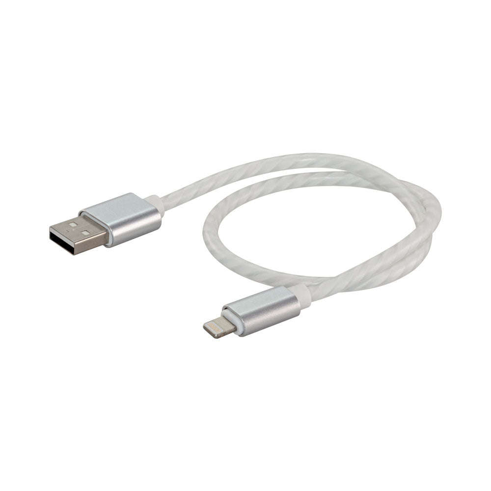 0.4m Usb to Lightning Woven Mesh Cable
