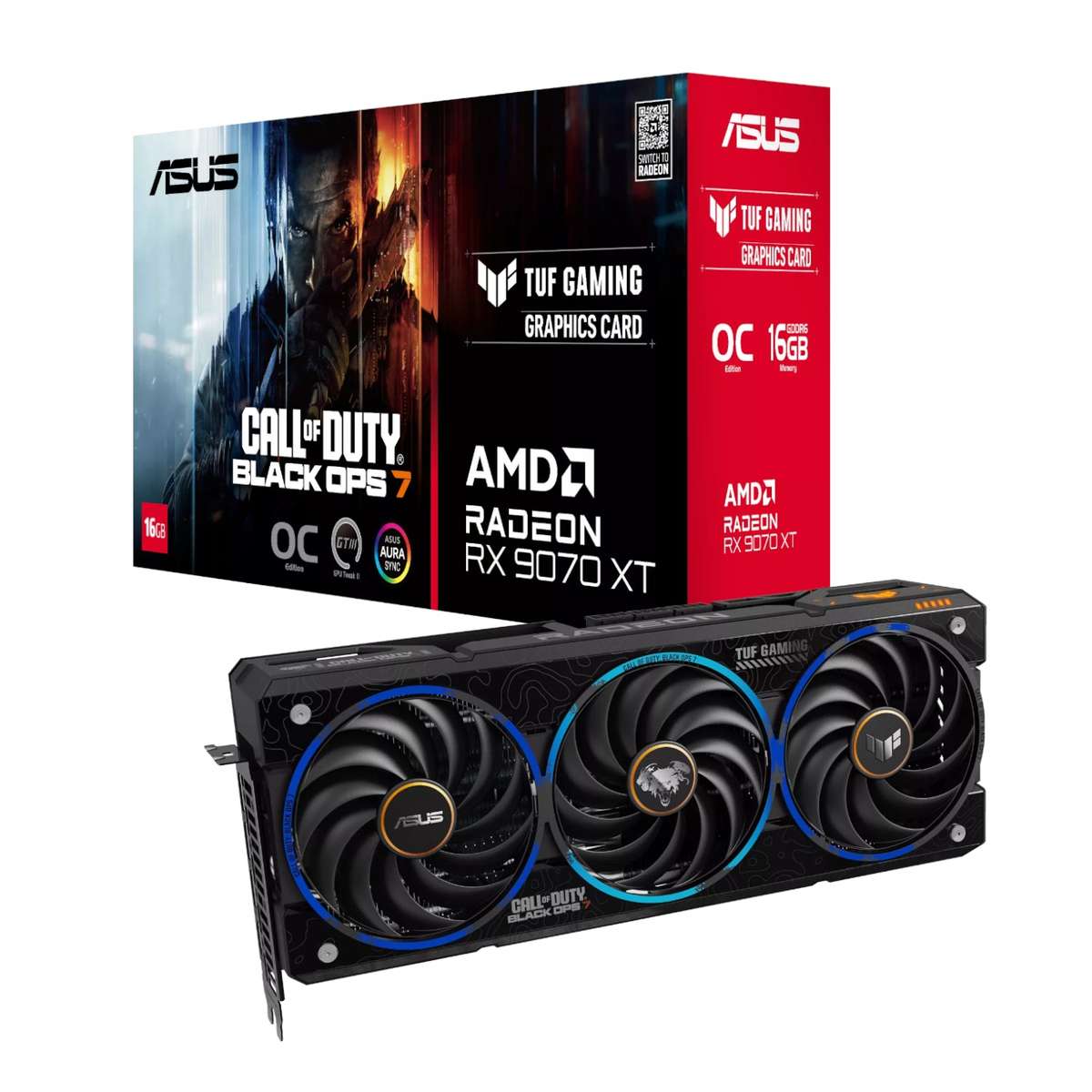 ASUS TUF Gaming Radeon RX 9070 XT COD BO7 Special Edition Graphics Card