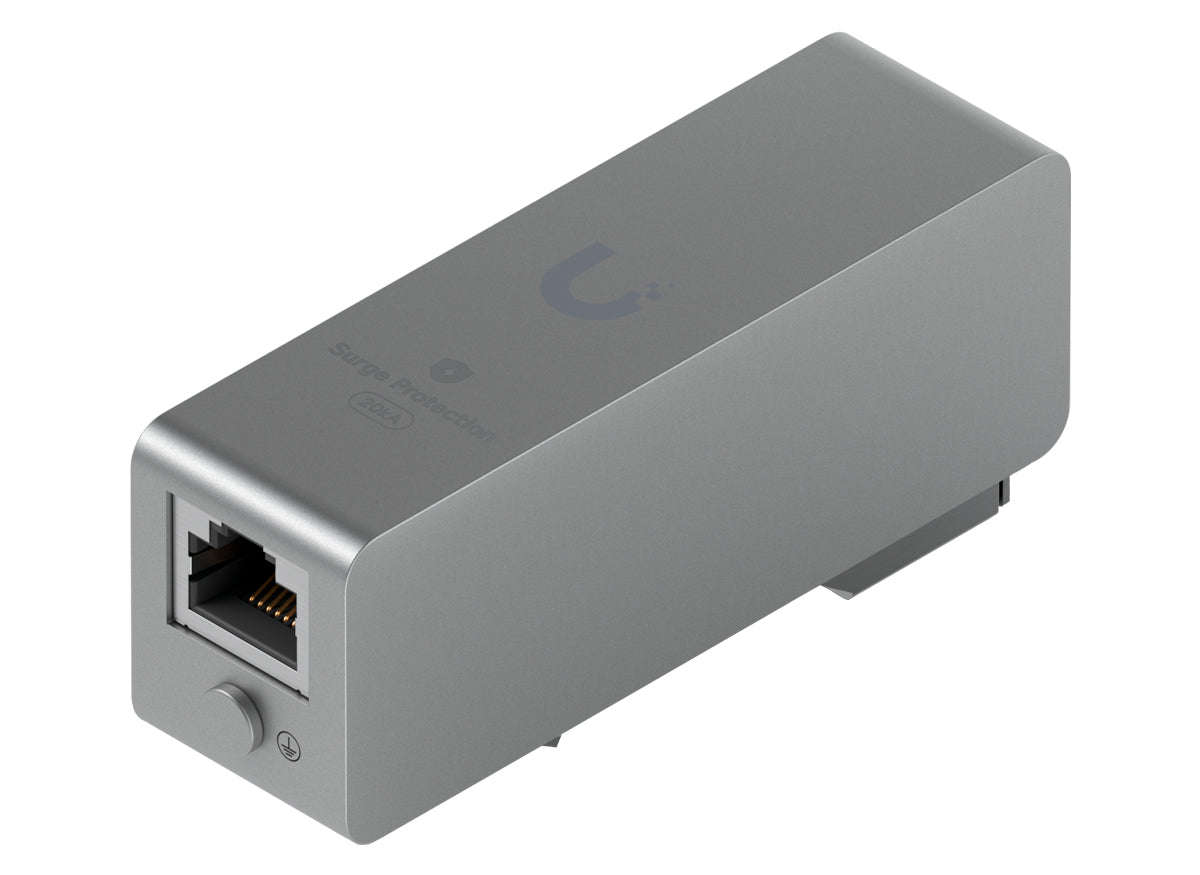 Ubiquiti UniFi 10Gbps PoE++ Single Port Din Rail Surge Protector