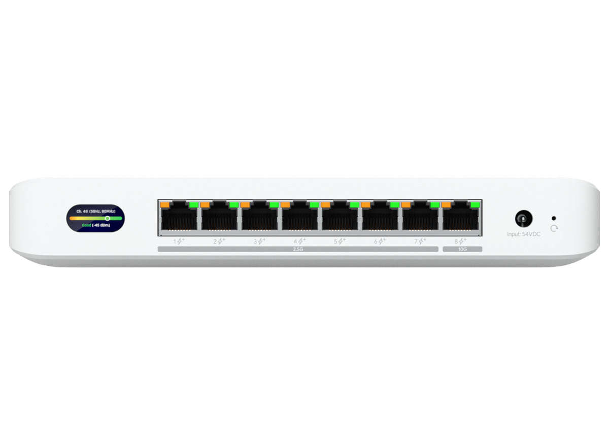 Ubiquiti UniFi Device Bridge WiFi 7 Switch 35W 7x 2.5G PoE 1x 10G PoE