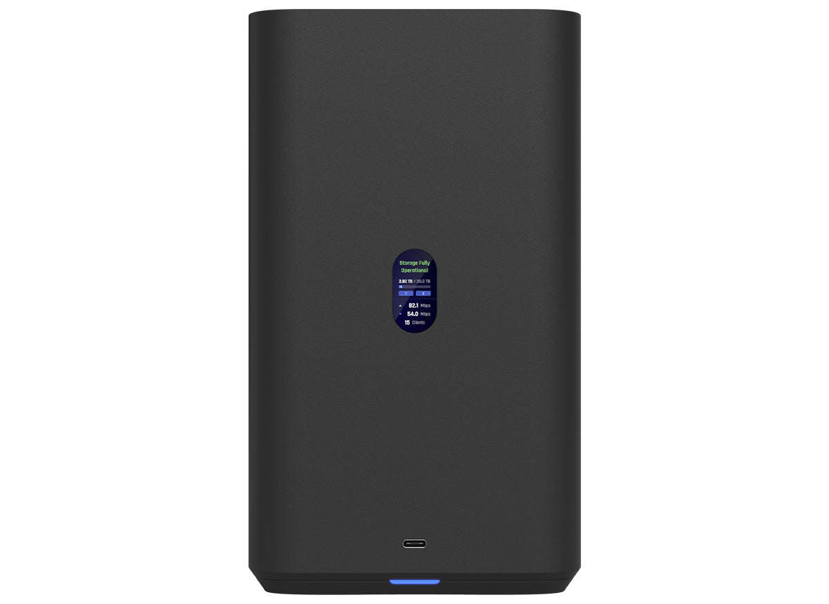 Ubiquiti UniFi Black UNAS 2.5Gbps Ethernet 2x 3.5" HDD bays