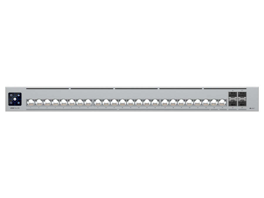 Ubiquiti UniFi 24 Port 2x 10Gbps 22x 2.5Gbps 4SFP+ Pro HD Switch