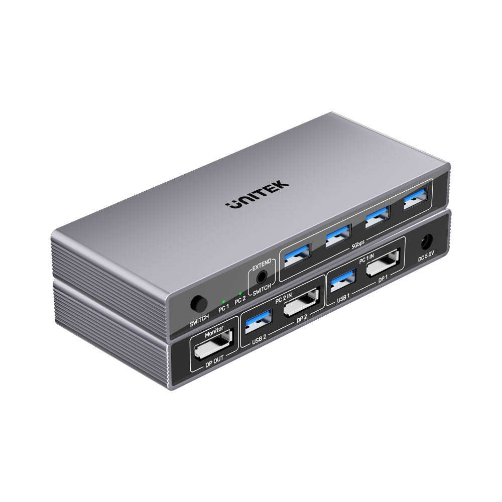 UNITEK V1310A 8K DISPLAYPORT 4-PORT USB3.0 5GBPS KVM SWITCH