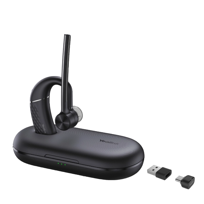 Yealink BH71 PRO Mono Bluetooth Headset With BT51 USB-C/A Dongle And Portable Charging Case