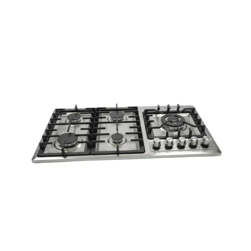 Alva 5-Burner Stainless Steel Gas Hob 90cm