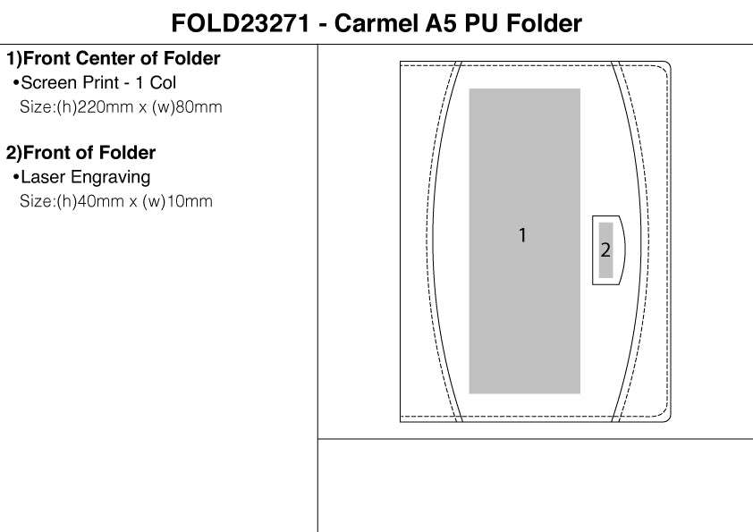 Carmel A5 PU Folder
