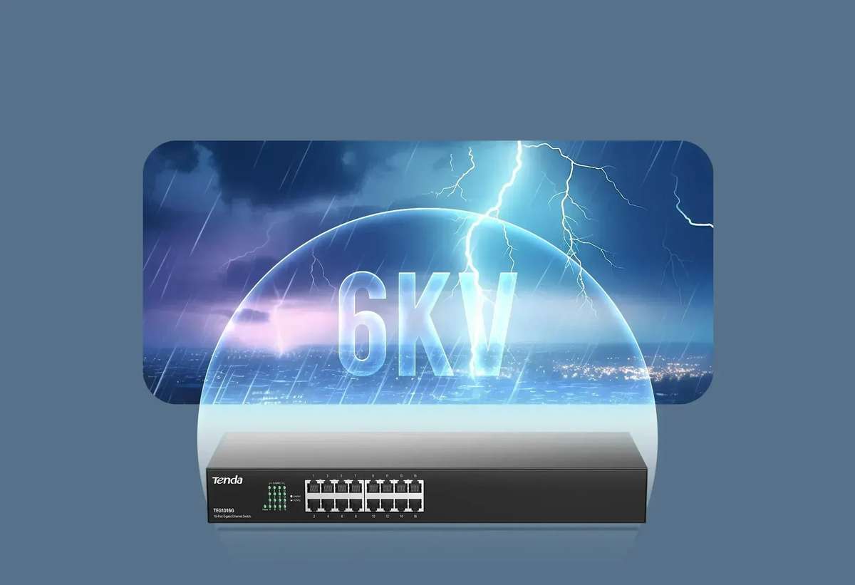 TENDA 16-Port Gigabit Ethernet Switch (TE-TEG1016G)