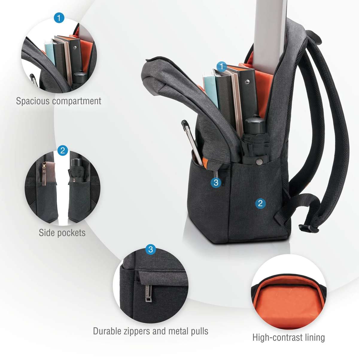 EVERKI 106 LIGHT LAPTOP BACKPACK 15.6''.