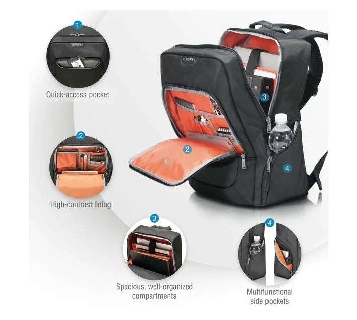 EVERKI EKP107 ADVANCE 15.6'' NOTEBOOK BACKPACK