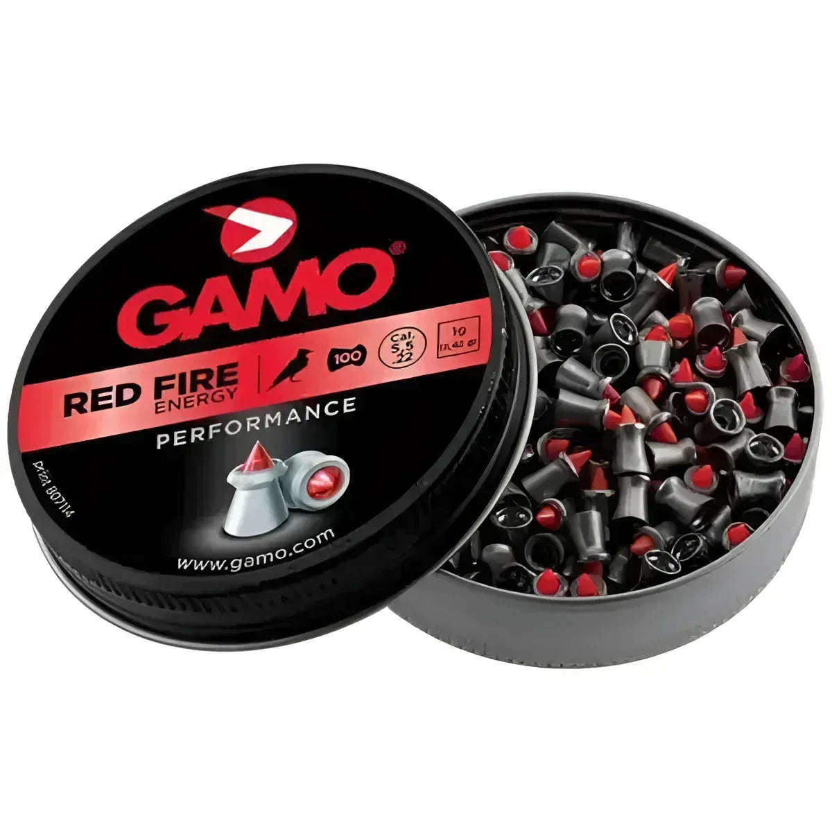 Gamo Red Fire Pellets  5.5mm (Pack of 100) (Bulk Buy 10 X Tins)
