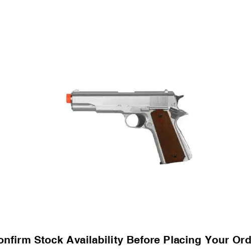 GREEN GAS AIRSOFT PISTOL-SILVER