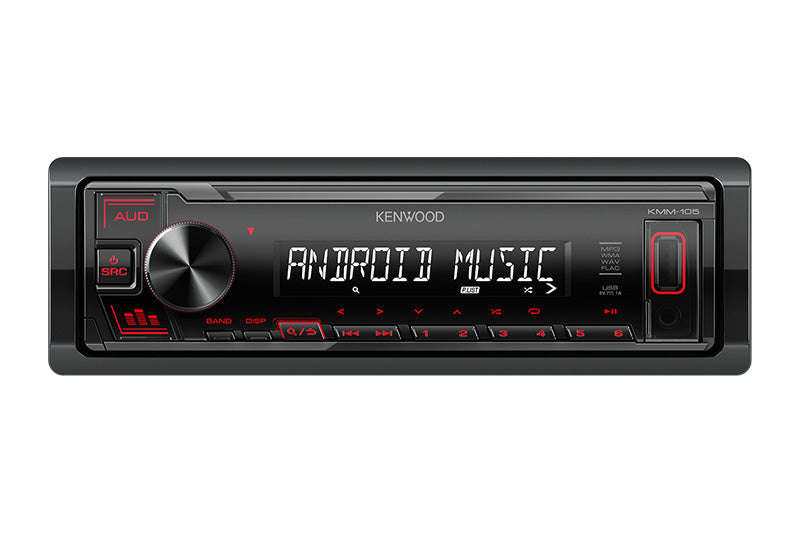 Kenwood KMM-105 1-Din Digital Media Receiver