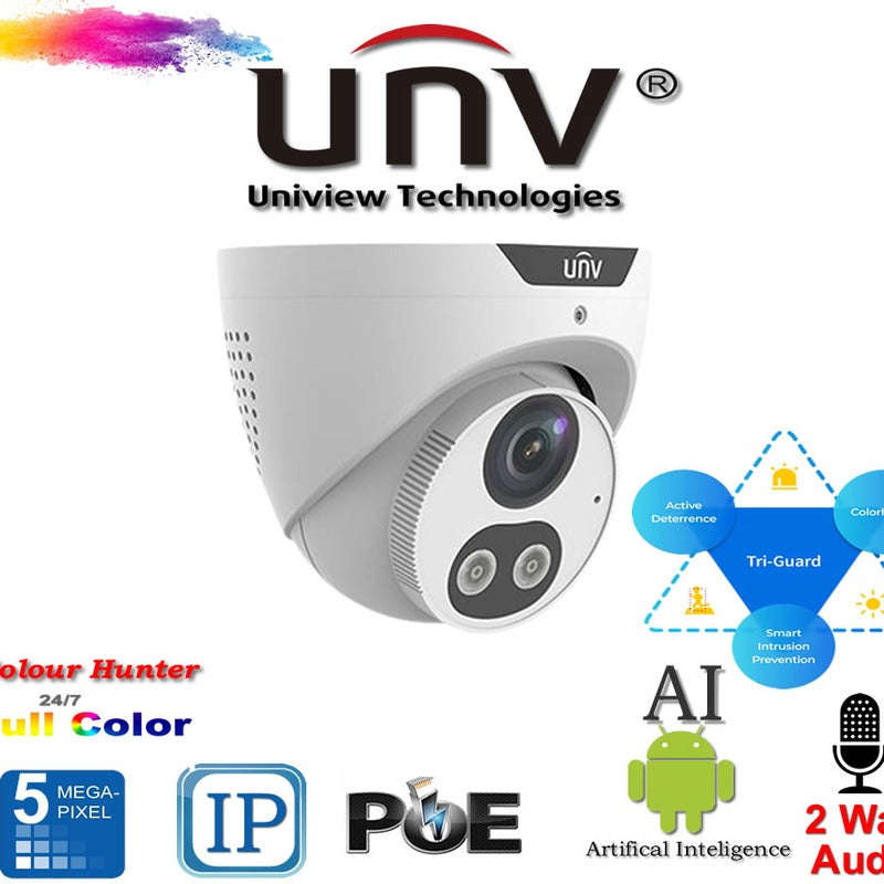 Uniview - Uniview Turret 5MP 2.8mm, Fixed