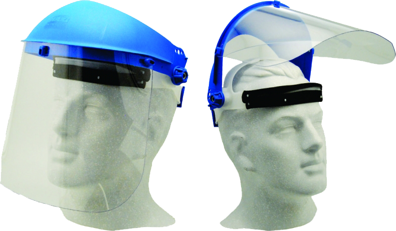 Pinnacle Face Shield Clear Complete (Pack of 2)