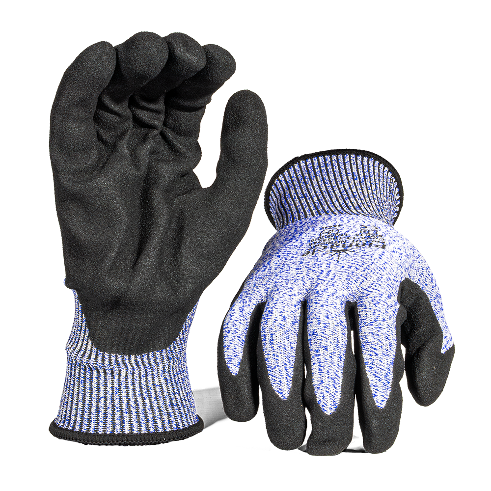 Pinnacle ProCUT NITRIGRIP 13g HPPE Liner, Nitrile Coated, Sandy Palm,lv5 (13-1003246)