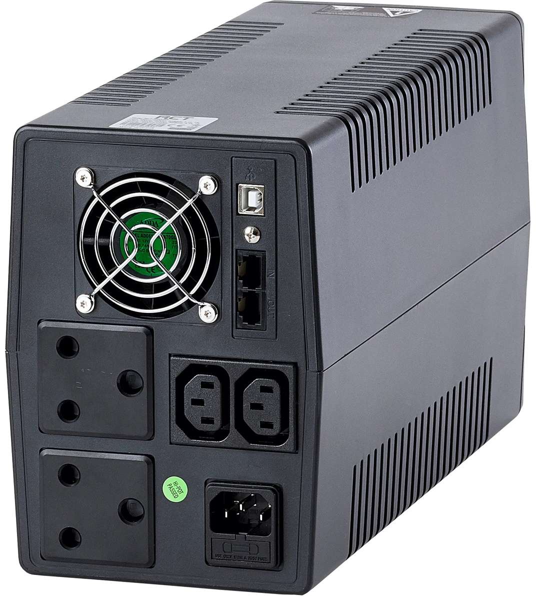 RCT 2000VAS LINE-INTERACTIVE UPS (1200W; LED Indicators; 1 x USB Comm PORT; 2x SA WALL SOCKET BAT...