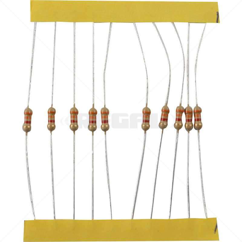 Resistor - 3K3 1/4W 5%(Pkt 10)