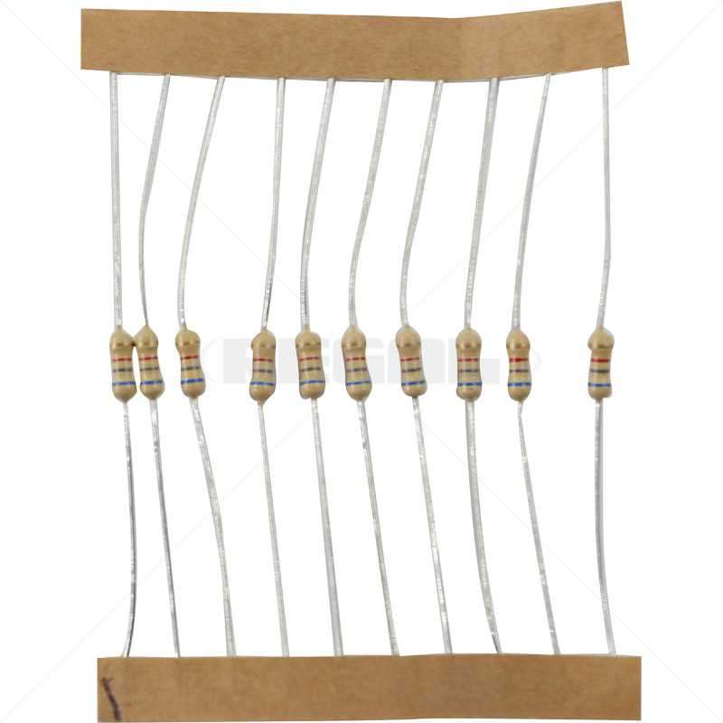 Resistor - 6K8 1/4W 5%(Pkt10)