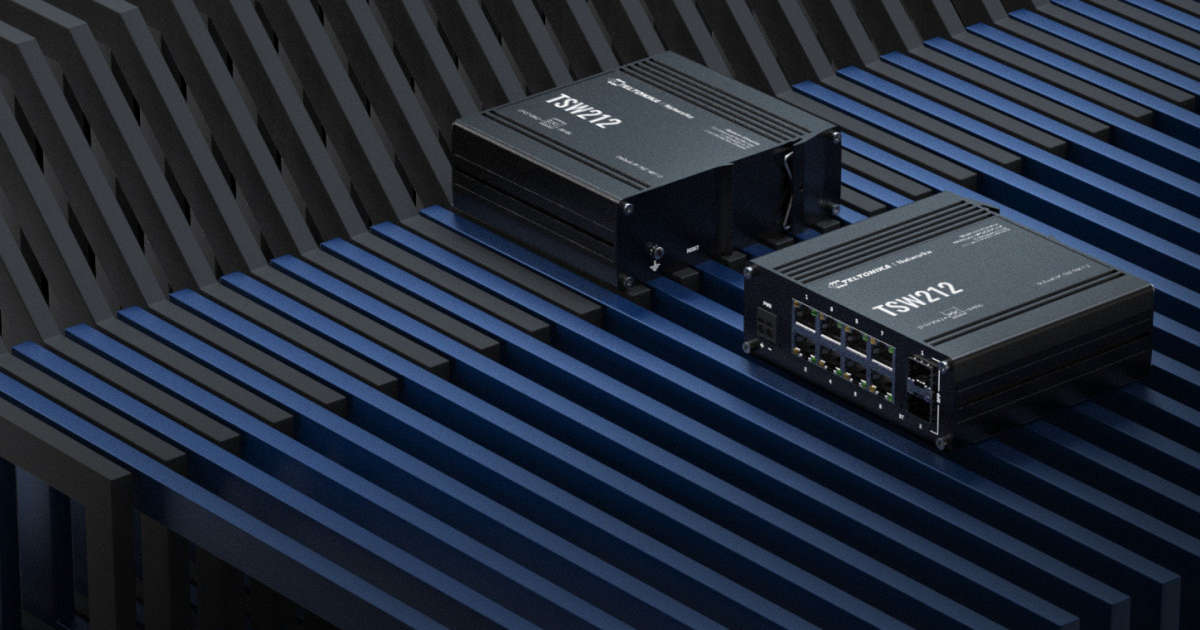 Teltonika TSW212 8x1000 Mbps 2xSFP Managed Switch