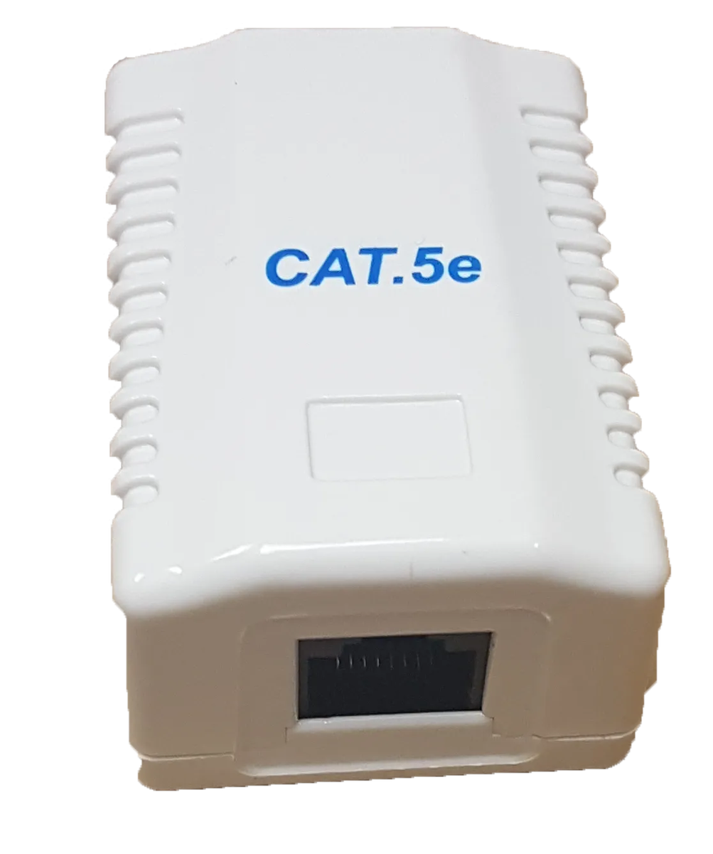 Cattex CAT5e Single Wall Box - Networking