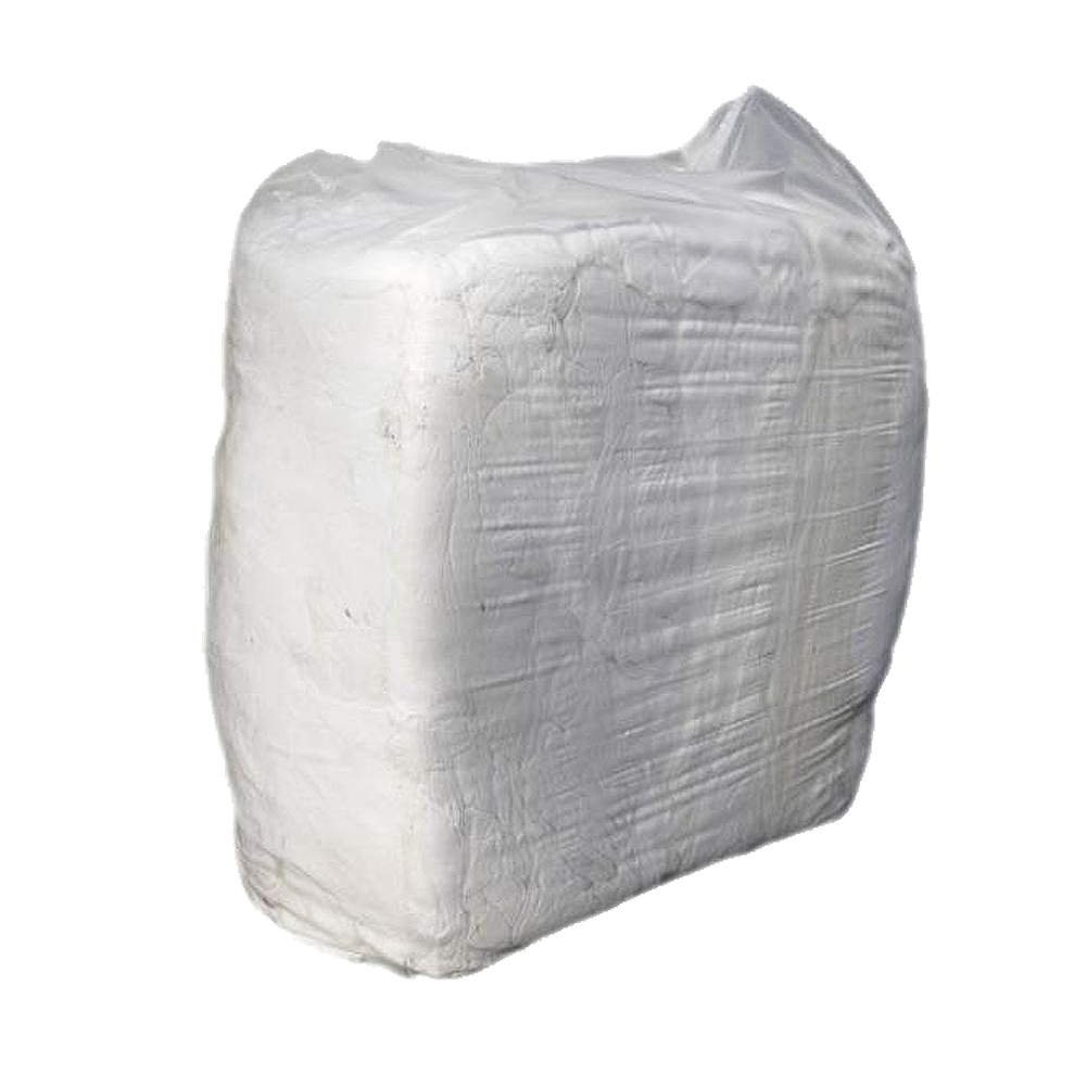 Pinnacle White Polo Rag 100% Cotton 5kg Pack