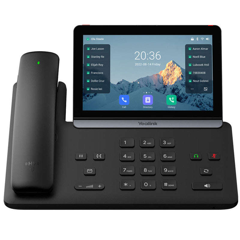 Yealink T88W Pro Smart Business Phone With BTG88 Bluetooth Handset, Excl. Camera, Excludes PSU