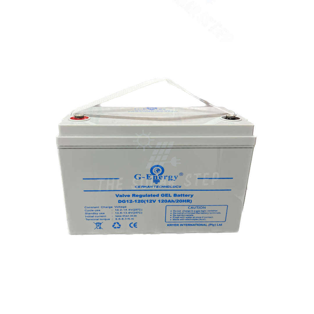 120AH G-ENERGY 12V Deep Cycle Gel Battery