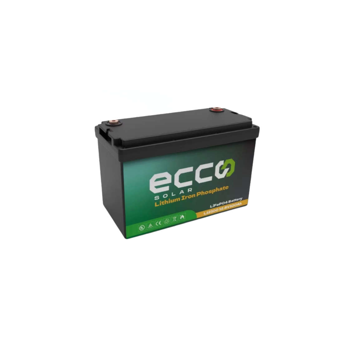 12.8V 100AH Ecco Lithium Battery 1.28kWh