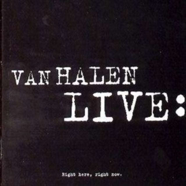 Van Halen - Live - Right Here Right Now (CD)