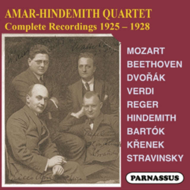 Amar - Hindemith Quartet - Amar-Hindemith Quartet Complete Recordings 1925-8 (CD)