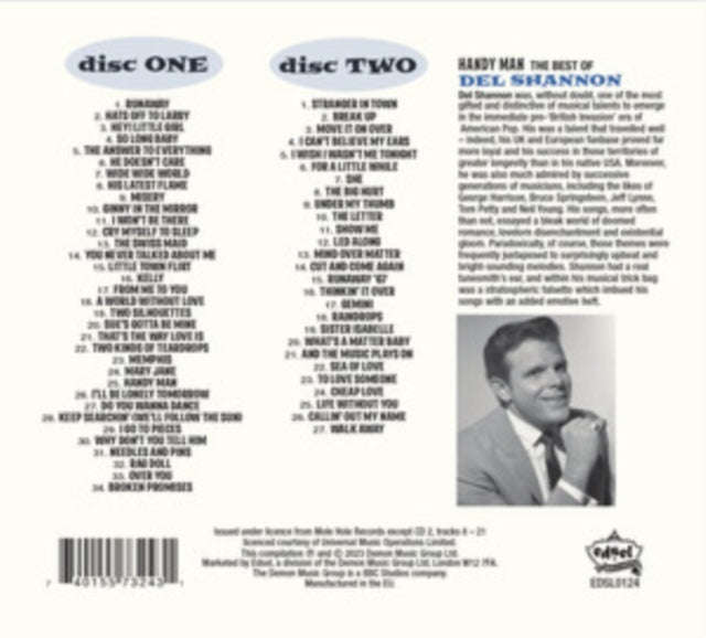 Del Shannon - Handy Man - The Best Of (CD)
