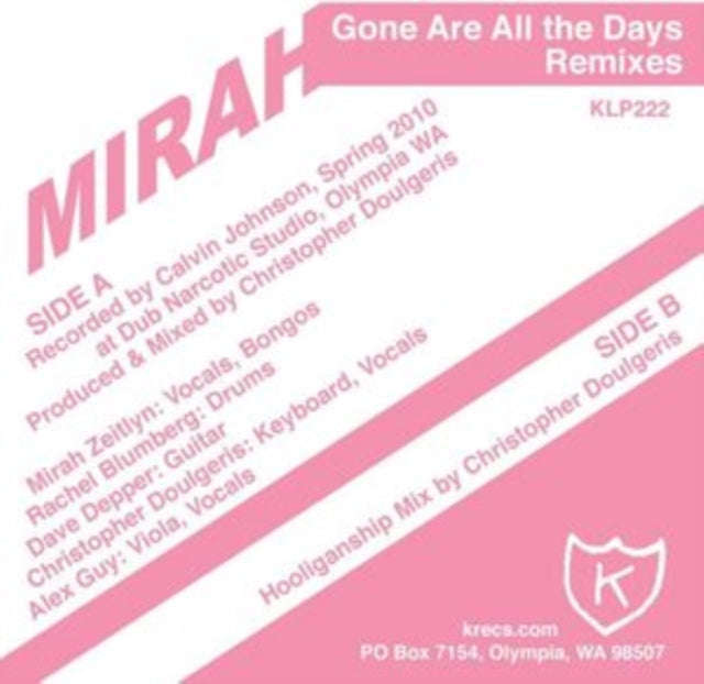 Mirah - Gone All The Days (Vinyl)