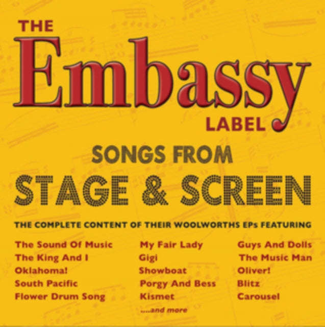 Various Artists - The Embassy Label - Songs From Stage & Screen (CD)