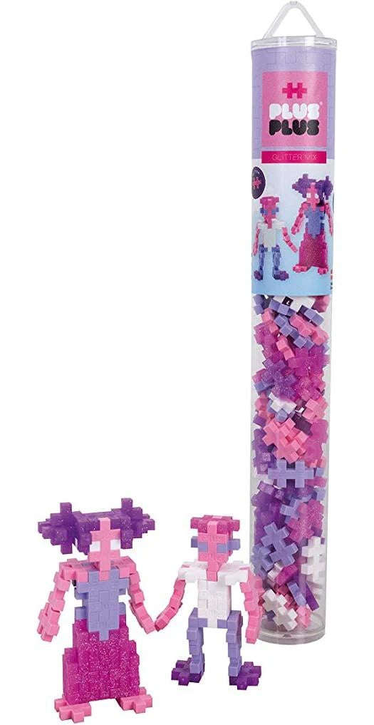 Plus-Plus: Tube - Glitter Mix 100pc (Toys)