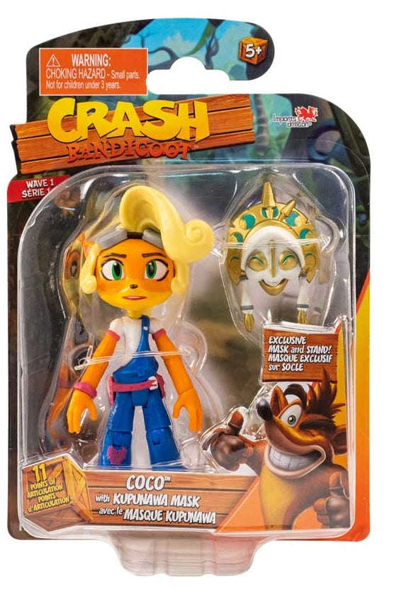 Bandai: Crash Bandicoot - Coco With Kapunawa Mask & Stand (Figures)